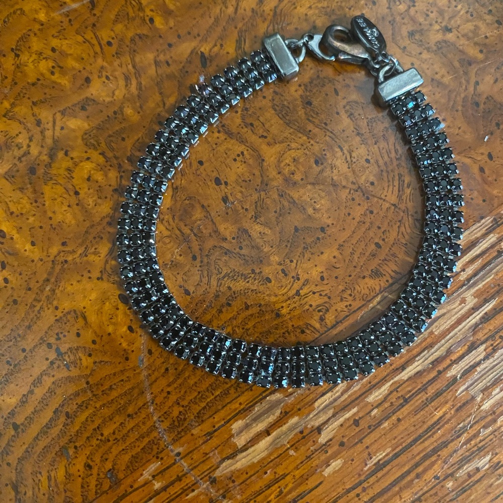 Carolee Black Crystal Bracelet